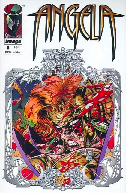 Angela comic cover art