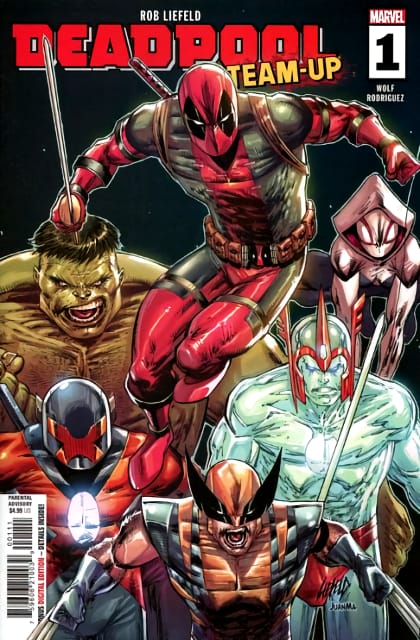 Deadpool Team-Up series  cover