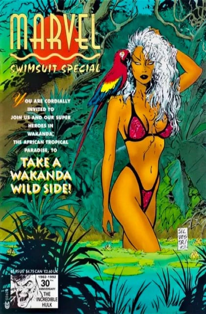 Marvel Swimsuit Special comic cover art
