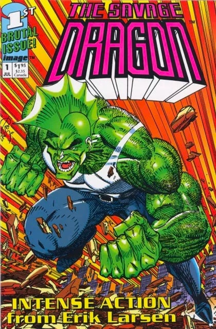 Savage Dragon, Vol. 1 comic cover art