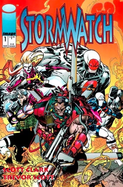 Stormwatch, Vol. 1 comic cover art