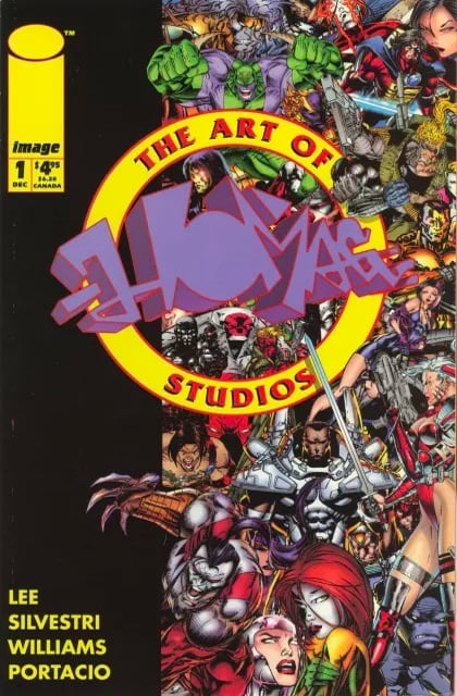 The Art of Homage Studios comic cover art