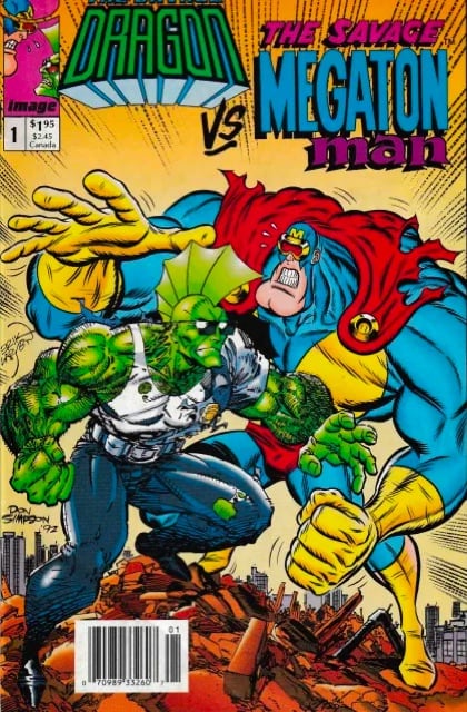 The Savage Dragon vs. The Savage Megaton Man 1A cover