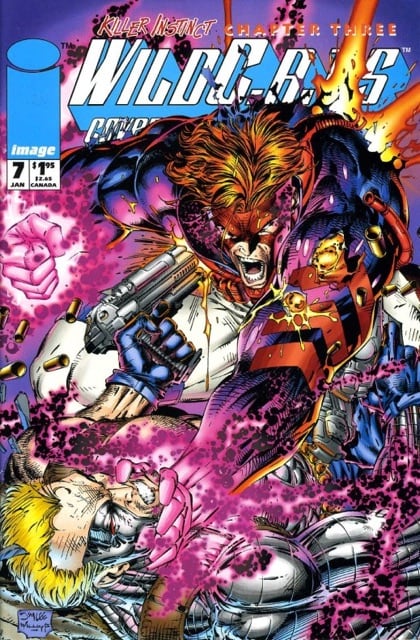 7A comic cover art