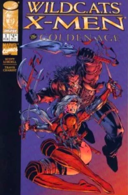 WildC.A.T.s / X-Men: The Golden Age comic cover art
