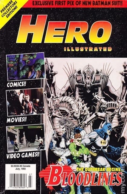 Hero Illustrated comic cover art