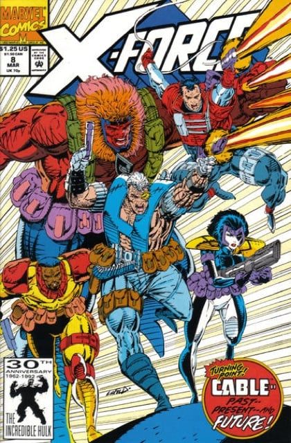 X-Force, Vol. 1 8A cover