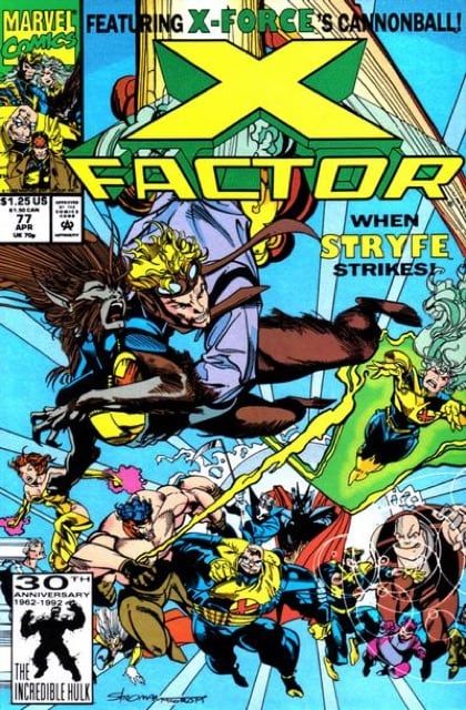 X-Factor, Vol. 1 77A cover