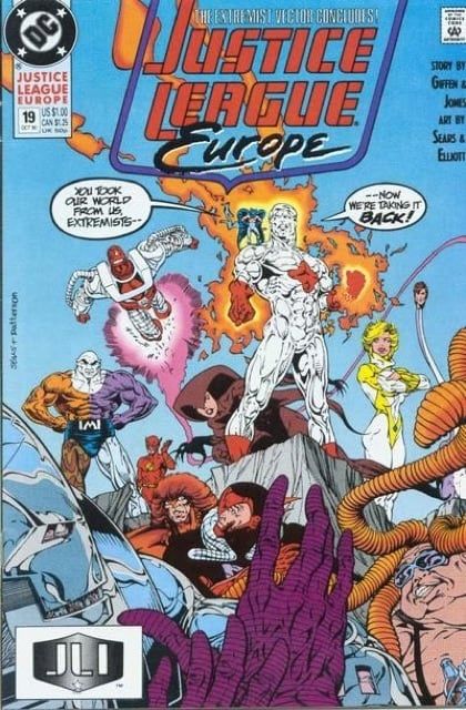 Justice League Europe / International 19A cover