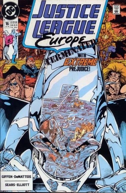 Justice League Europe / International 16A cover