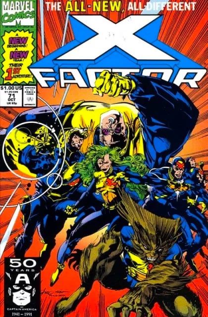 X-Factor, Vol. 1 series  cover