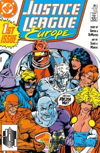 Justice League Europe / International series  cover